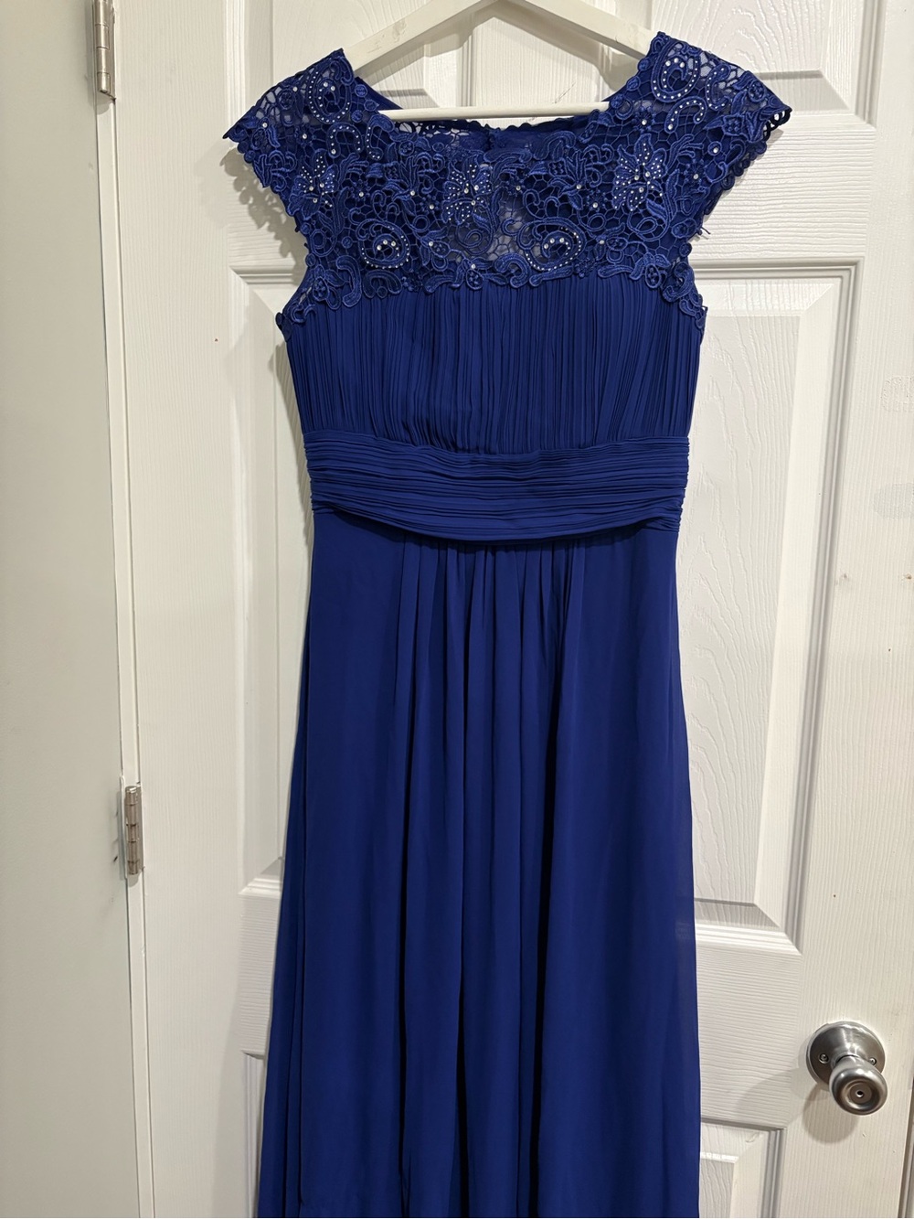 Ever Pretty Sapphire Royal Blue Size 4 Small Women Long Dress Gown - Picture 6 of 12